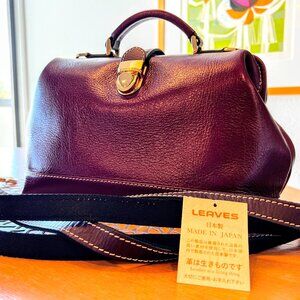 Leather Foglia 3WAY Bag - Made in Japan - Used - Mint condition!